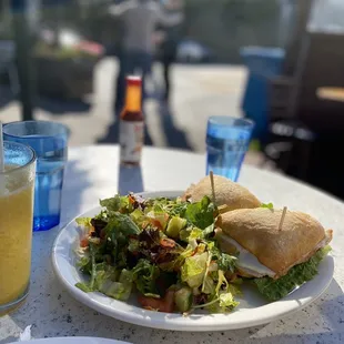 An amazing salad. I really wanted to know what they use in it