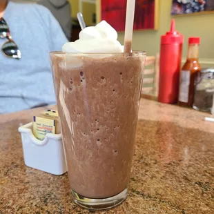 Banana split smoothie
