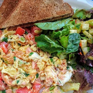Smoked Salmon Scramble