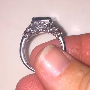 Custom ring from Diamond Cellar