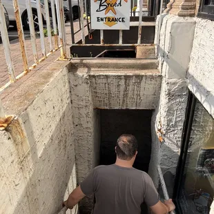 Walking down... it's worth it!