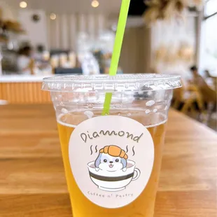 White grape iced tea