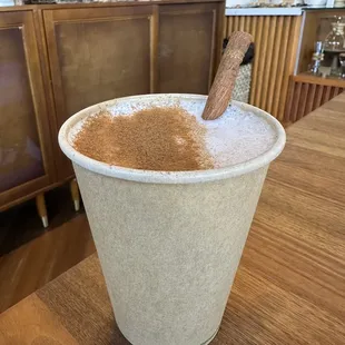 Cinnamon Horchata Latte