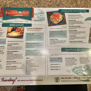 sushi and sashimi, menu