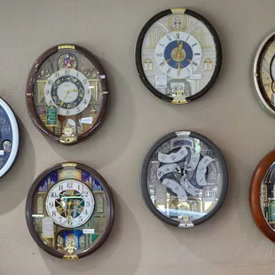 We have these amazing wall clocks! They play music and some even move!