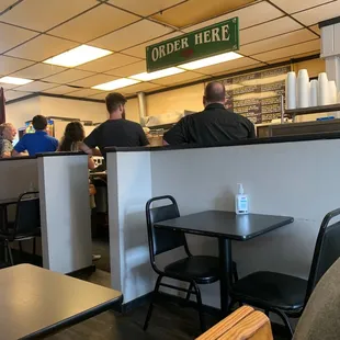 customers sitting at the counter