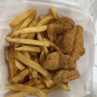 fish and chips, food