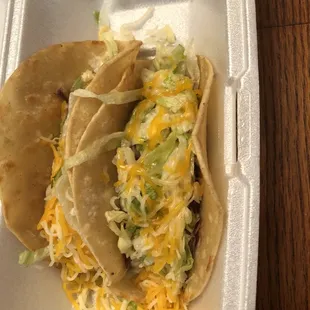 Beef Shredded tacos not crunchy