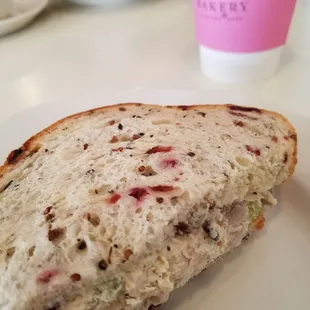 a sandwich on a plate