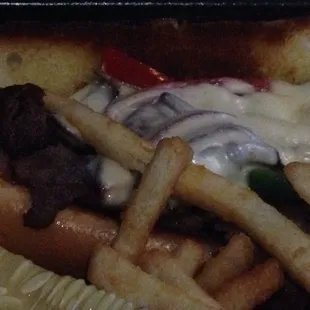 Philly Cheesesteak Sandwich w/Fries
