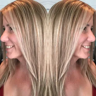 Highlights and lowlights.. Hair by Lara C.