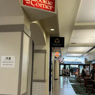 Located between Cookie Corner &amp; Pearl Korean Bbq