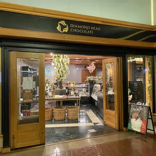 Store front at ward center