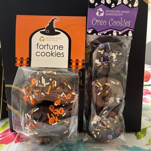 Fortune cookies and Oreo cookies