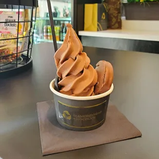 Chocolate soft serve