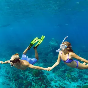 Under the waves
