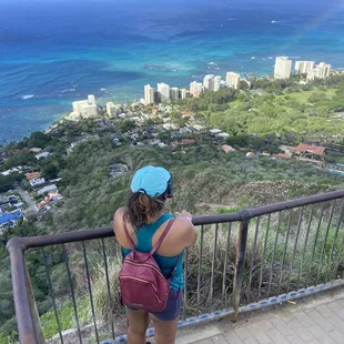 View of the resorts area that we walked from to get here.