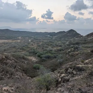 First lookout in morning sunrise