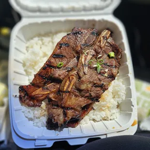 Kalbi Rice Plate