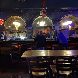 Totally aesthetic bar with "Mariah Carey would approve" lighting