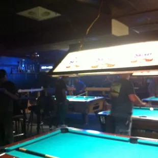 Pool tables