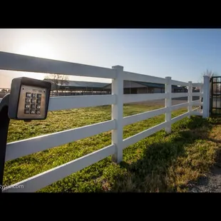 Keypad gate access makes coming and going easy