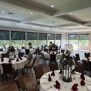 A beautiful wedding setup in our amazing Ballroom!