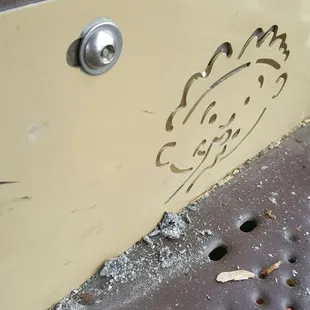 What a shame.Prk is a fav since it's so close to home. Found a bottle of vaping tobacco and the top level of the slides full of ashes.