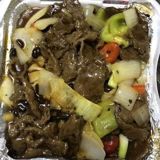 Beef Chow Fun w/ Black Bean Saucd /