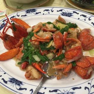 Ginger & Green Onion Live Crab /