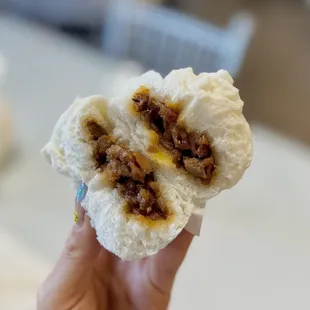 Steamed bbq pork bun