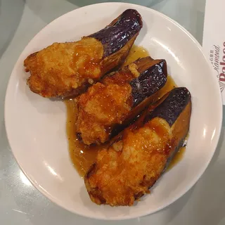 C. Stuffed Eggplant in Teriyaki Sauce