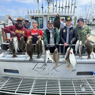 Halibut and bass