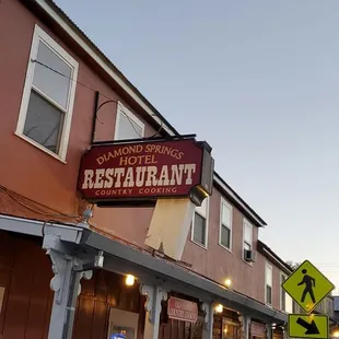 Outside of restaurant