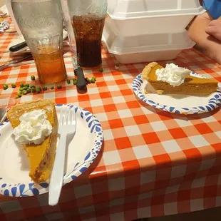 Pumpkin Pie was good