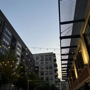 outside