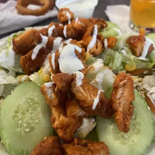 Buffalo chicken salad.