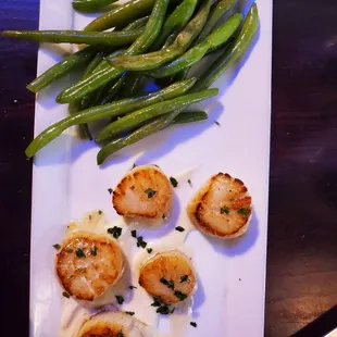 Sea scallops
