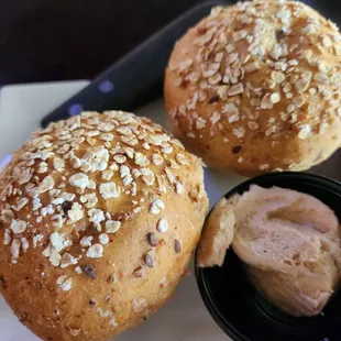 Rolls and sweet butter