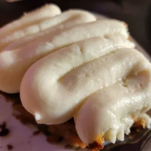 Already attacked carrot cake