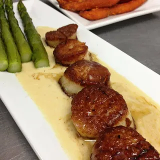 Pan-Seared Sea Scallops