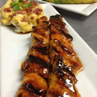 Sweet Cajun Chicken Skewers
