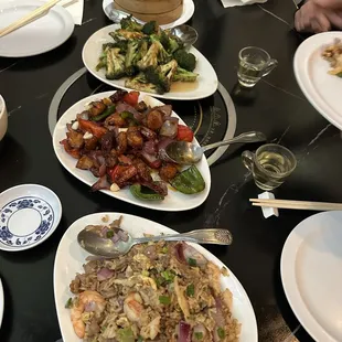 Shrimp Har Gow, Sauteed Broccoli Style Special, chicken Kung Pao Style Special and combo fried rice ordered 11/21/24