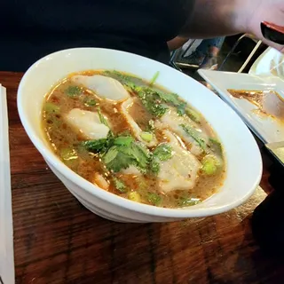 Hot and Sour Dumpling Soup
