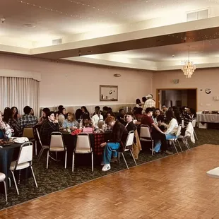 Side view of ball room.