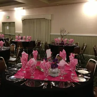 This Pink and Black Wedding was outstanding.