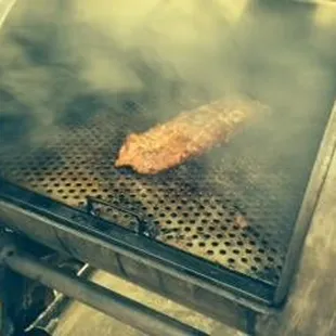 Cooking for tasting at Diana Court