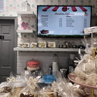 Eye spy with my little eye authentic Dominican cake with pineapple filling! Yum! Seriously, we felt like we were back visiting the island!