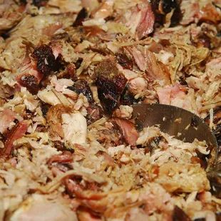 freshly pulled pork