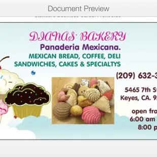 the menu